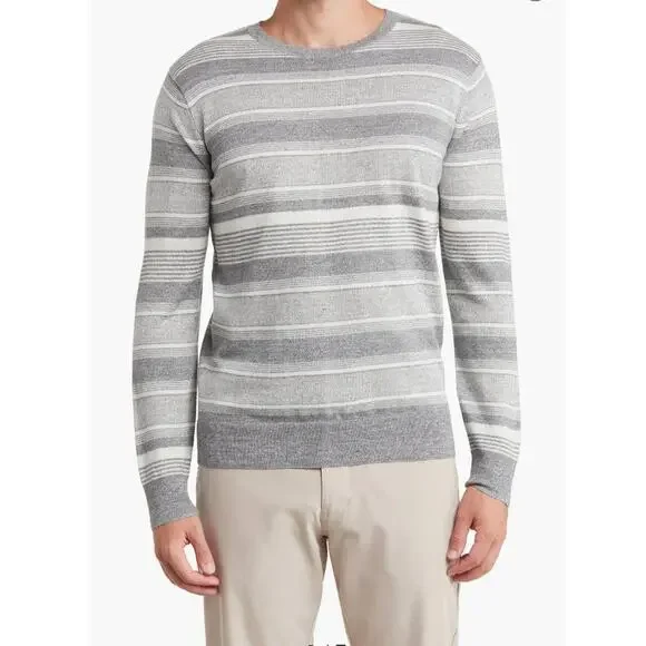 NWT Peter Millar Keys merino wool linen blend crewneck sweater - XXL / 2XL
